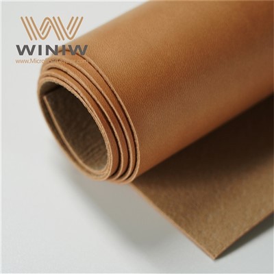 Fashion PVC Leather Materyèl sentetik Faux twal pou etikèt