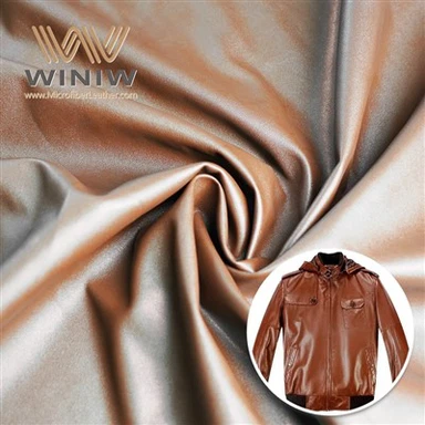 High End Microfiber PU Leather Faux Vegan Rad Materyèl