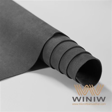 Mikwo Fib Pu Suede Leather Materyèl Pou Enteryè Otomobil