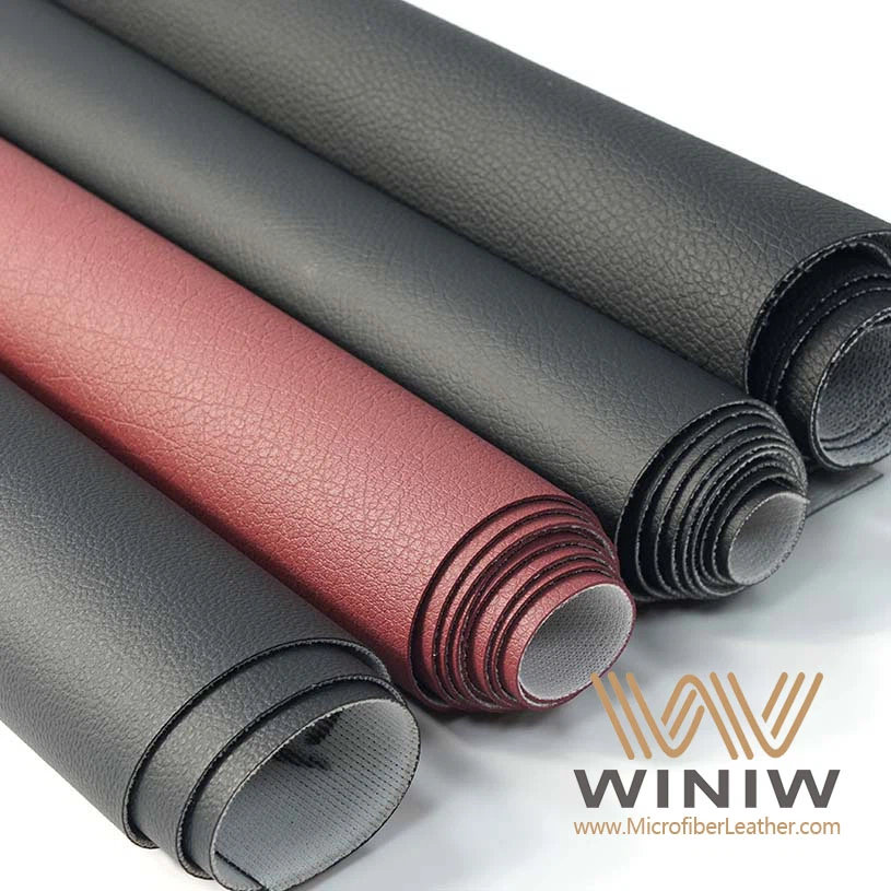 Twal PVC respirante sentetik kwi pou kouvri chèz oto