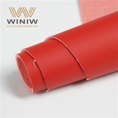 0.8mm Micro Fibre Faux PU Leather Autototive Materyèl dekoratif