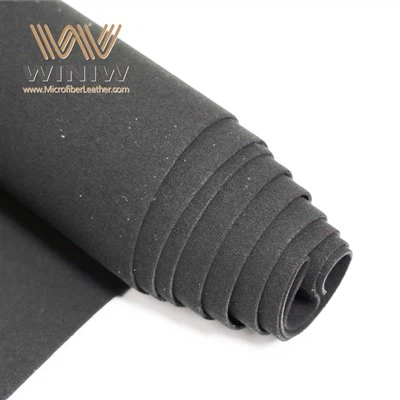 Segondè pèfòmans Faux Suede Microfiber Leather Materyèl pou soulye
