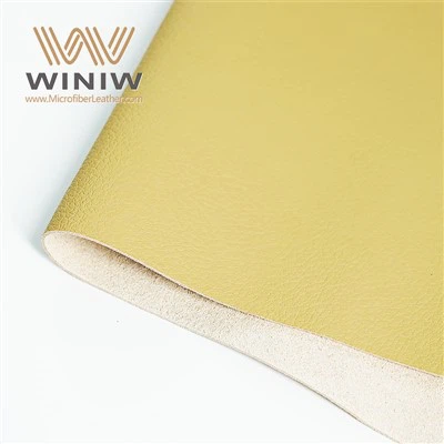 Smooth Microfiber Vegan Machin Leather Imitation Tapisserie Materyèl